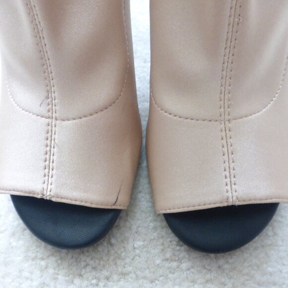 CALL IT SPRING tan pull-on sock mid-ankle booties - Picture 9 of 11